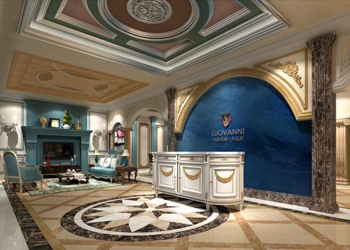 阿里大師GIOVANNI喬瓦尼藝術涂料形象店展示