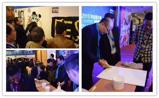 阿里大師水性木器漆現場涂鴉、刷板、高溫測試 阿里大師水性木器漆現場涂鴉、刷板、高溫測試