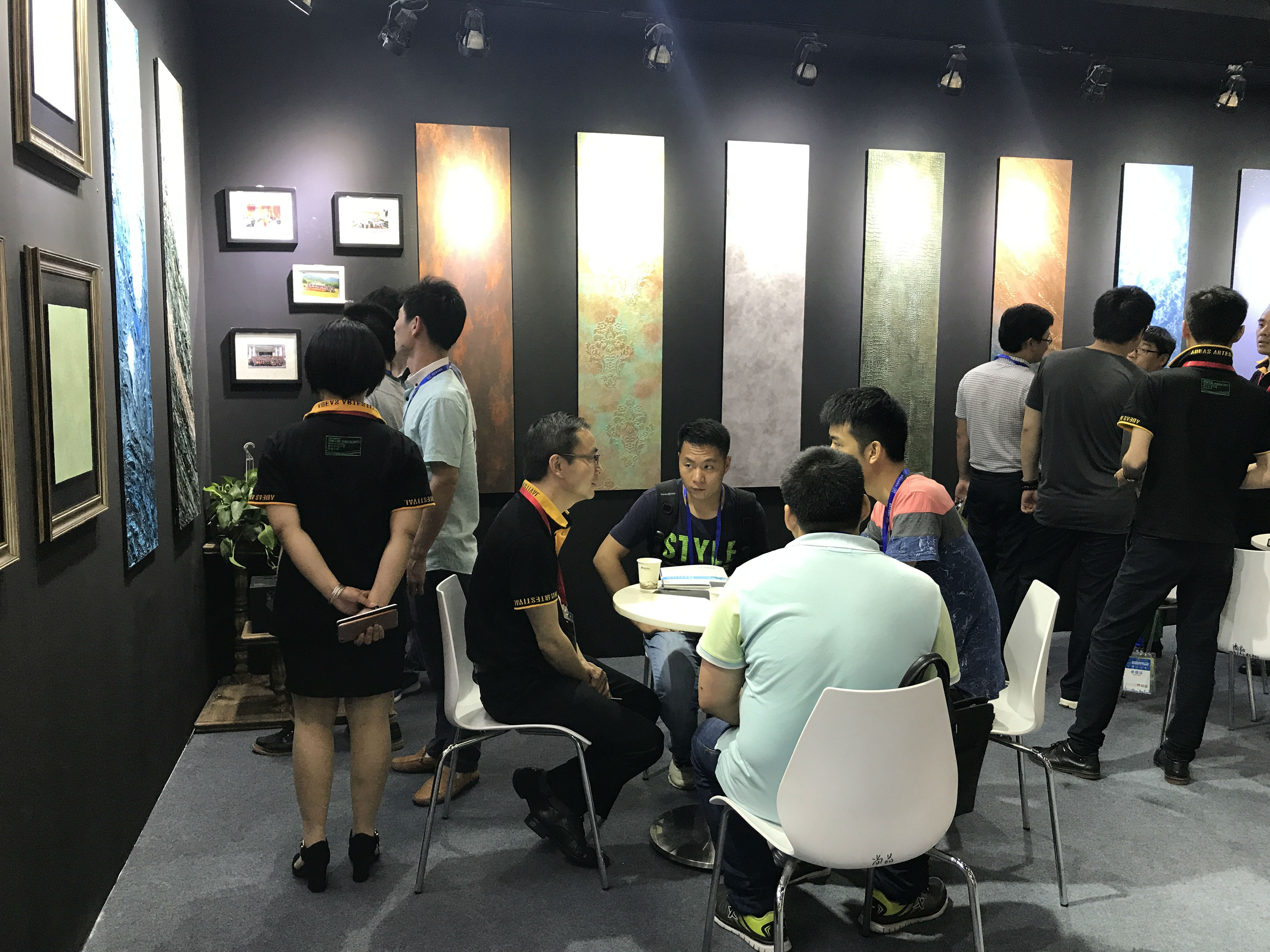 GIOVANNI喬瓦尼藝術涂料展會現場