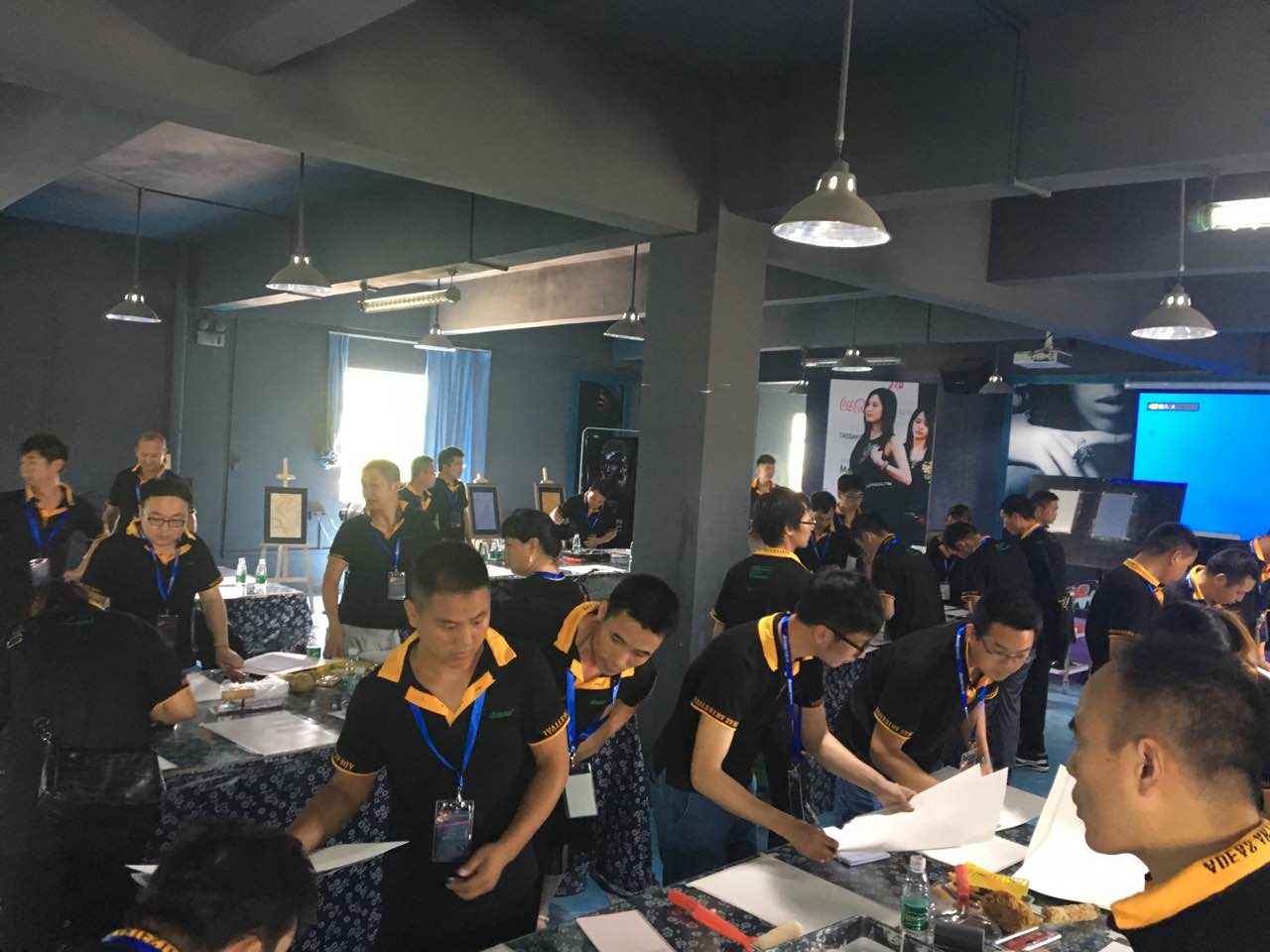 GIOVANNI喬瓦尼藝術涂料培訓現場